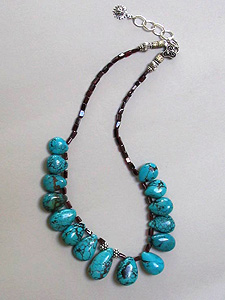 Teardrop Turquoise Necklace